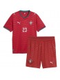 Portugalsko Vitinha #23 Domácí dres pro děti MS 2026 Krátký Rukáv (+ trenýrky)